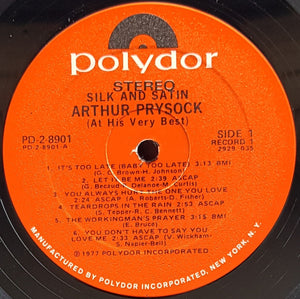 Arthur Prysock - At His Very Best - Silk And Satin