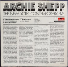 Load image into Gallery viewer, Archie Shepp - Archie Shepp +The New York Contemporary Five Vol.2