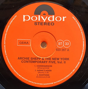 Archie Shepp - Archie Shepp +The New York Contemporary Five Vol.2