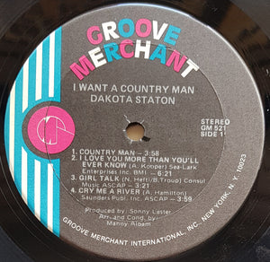 Staton, Dakota - I Want A Country Man