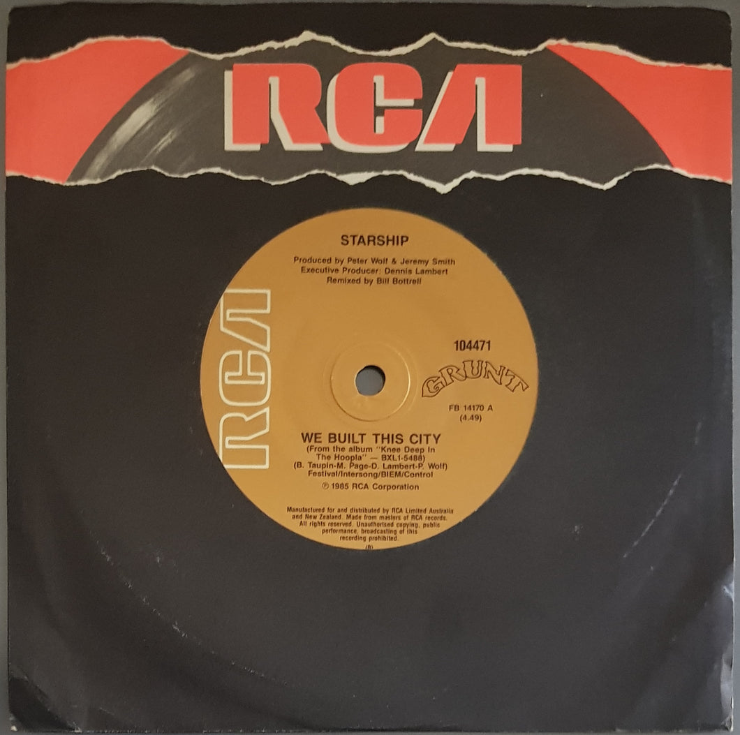 Starship - We Built This City