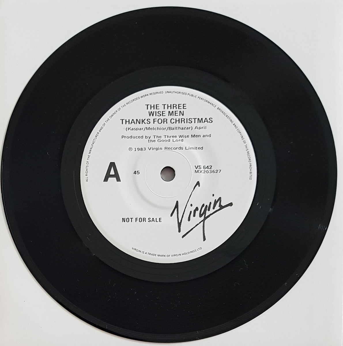 XTC (Three Wise Men) Thanks For Christmas Vicious Sloth Collectables