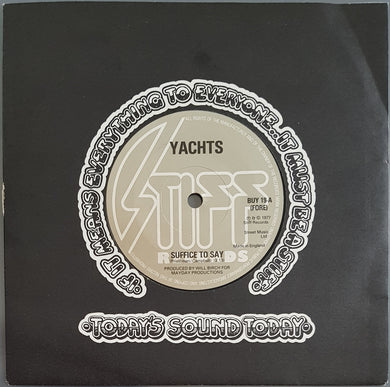 Yachts - Suffice To Say