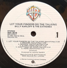 Load image into Gallery viewer, Billy Karloff &amp; The Extremes  - Let Your Fingers Do The Talking