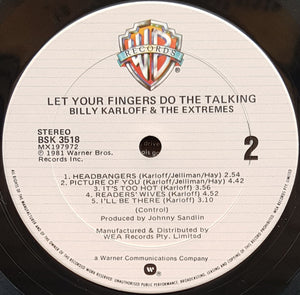 Billy Karloff & The Extremes  - Let Your Fingers Do The Talking