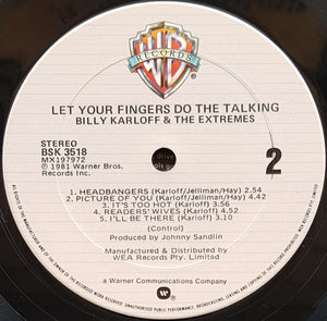 Billy Karloff & The Extremes  - Let Your Fingers Do The Talking