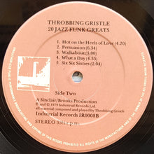Load image into Gallery viewer, Throbbing Gristle  - 20 Jazz Funk Greats