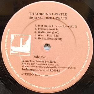 Throbbing Gristle  - 20 Jazz Funk Greats