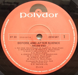 Brian Eno  - Before And After Science