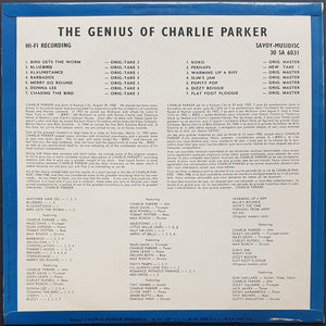 Parker, Charlie  - The Genius Of Charlie Parker