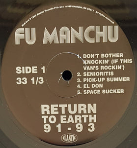 Fu Manchu - Return To Earth 91 - 93