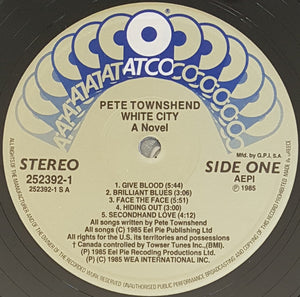 Who (Pete Townshend) - White City (A Novel)