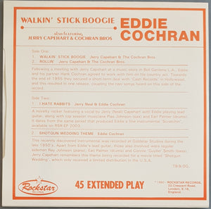 Eddie Cochran - Walkin' Stick Boogie
