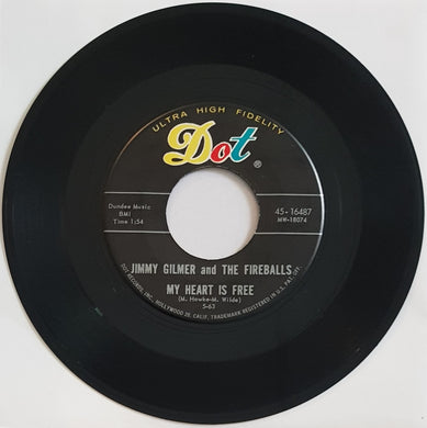 Jimmy Gilmer And The Fireballs - My Heart Is Free