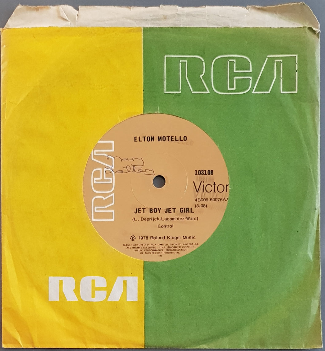 Elton Motello - Jet Boy Jet Girl