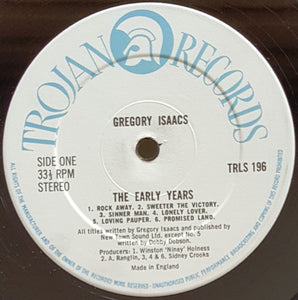 Gregory Isaacs - The Early Years