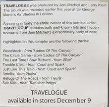 Load image into Gallery viewer, Mitchell, Joni - Sampler Selections From &quot;Travelogue&quot;