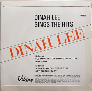 Lee, Dinah - Sings The Hits