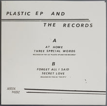 Load image into Gallery viewer, Plastic EP And The Records - The Best Of Plastic EP And The Records