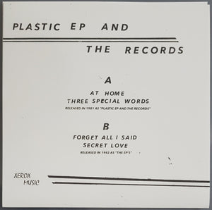 Plastic EP And The Records - The Best Of Plastic EP And The Records