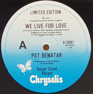 Pat Benatar - We Live For Love