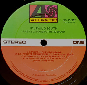 Allman Brothers - Idlewild South