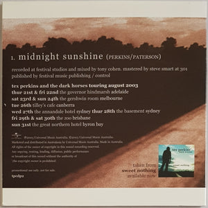 Beasts Of Bourbon (Tex Perkins) - Dark Horses - Midnight Sunshine