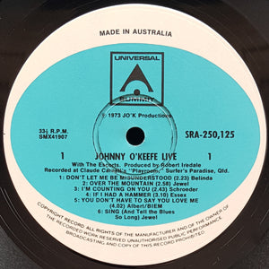 Johnny O'Keefe - Live