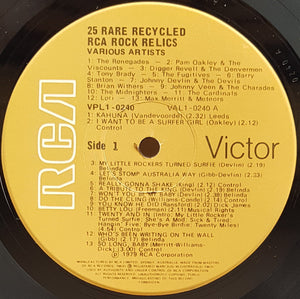 V/A - 25 Rare Recycled RCA Rock Relics