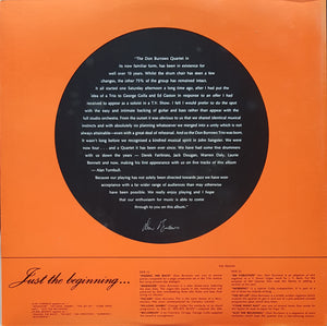 Don Burrows - Just The Beginning...