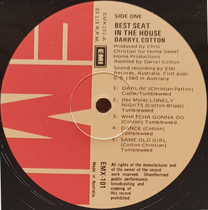 Darryl Cotton - Best Seat In The House