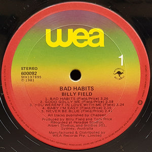 Billy Field - Bad Habits