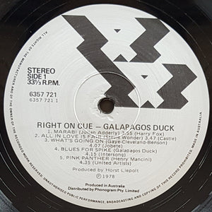 Galapagos Duck - Right On Cue
