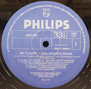Galapagos Duck - In Flight