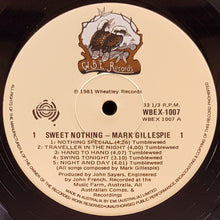 Load image into Gallery viewer, Mark Gillespie - Sweet Nothing