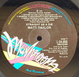 Taylor, Matt - Straight As A Die