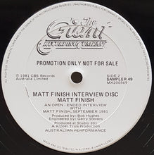 Load image into Gallery viewer, Matt Finish - Matt Finish Interview Disc