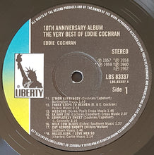 Load image into Gallery viewer, Eddie Cochran - The Very Best Of Eddie Cochran