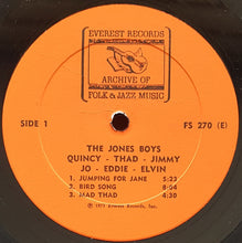 Load image into Gallery viewer, Jones, Quincy - The Jones Boys Quincy,Thad,Jimmy,Jo,Eddie &amp; Elvin