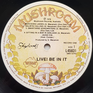 Skyhooks - Live! Be In It
