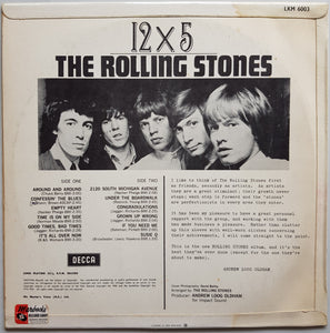 Rolling Stones - 12 x 5