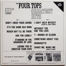 Load image into Gallery viewer, Four Tops - Greatest Hits
