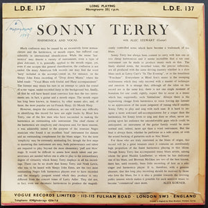 Sonny Terry - Folk Blues