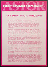 Load image into Gallery viewer, Taylor, Matt - OZ Blues