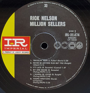 Nelson, Rick - Million Sellers