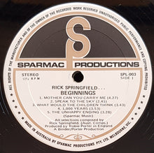 Load image into Gallery viewer, Springfield, Rick - Beginnings