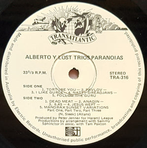 Alberto Y Lost Trios Paranoias - Alberto Y Lost Trios Paranoias