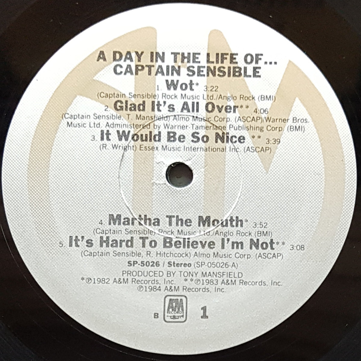 Damned (Capt.Sensible) - A Day In The Life Of...Captain Sensible ...