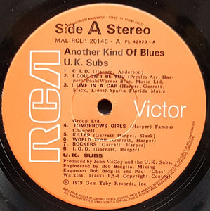 UK Subs - Another Kind Of Blues