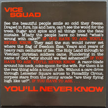 Load image into Gallery viewer, Vice Squad - You&#39;ll Never Know